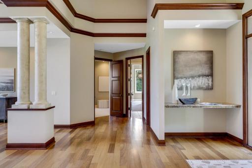 The massive primary ensuite boasts nature and water views from the bedroom and bathroom windows. A private deck provides a peaceful place to enjoy epic morning sunrises.