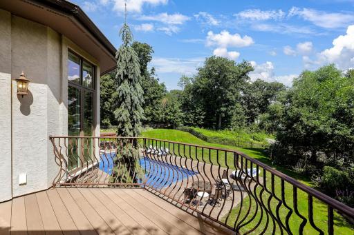 The massive primary ensuite boasts nature and water views from the bedroom and bathroom windows. A private deck provides a peaceful place to enjoy epic morning sunrises.