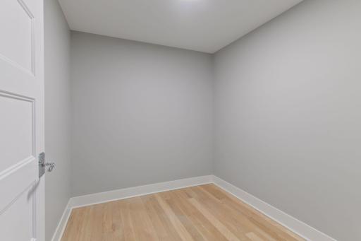 This floor plan offers an interior storage room; additional storage locker in the garage