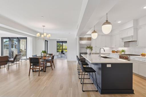 This custom designed floor plan is ideal for entertaining and everyday living