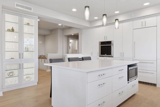 Tons of built-in cabinets for storage in each room