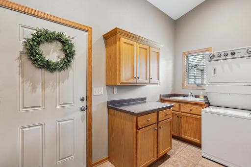 Main floor laundry room