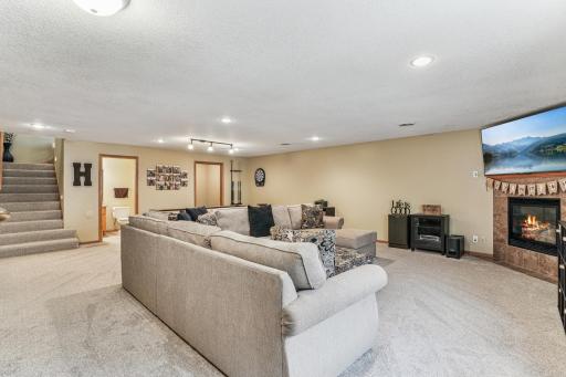 Basement family room