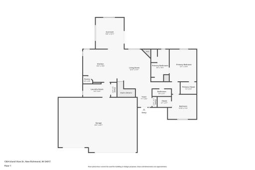 Floor plan - main level