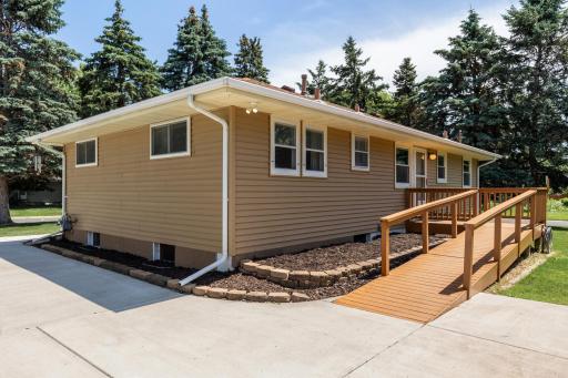 Handicap ramp and deck
