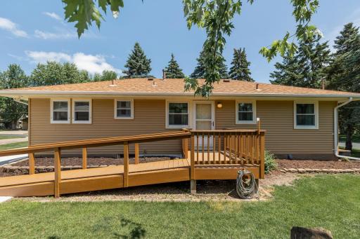 Deck off kitchen