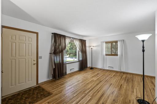 Living room with large picture window