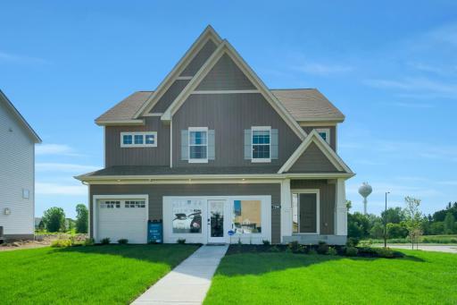 Exterior of model home in Boulder Pass, our Wilson Floorplan!