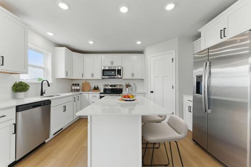 7271 Paris Ave welcomes you with this bright kitchen, perfectly sized for everything you need!
