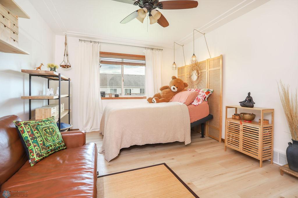 Spacious primary bedroom
