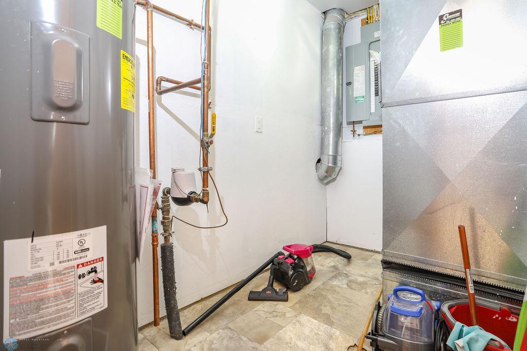 Finished utility space