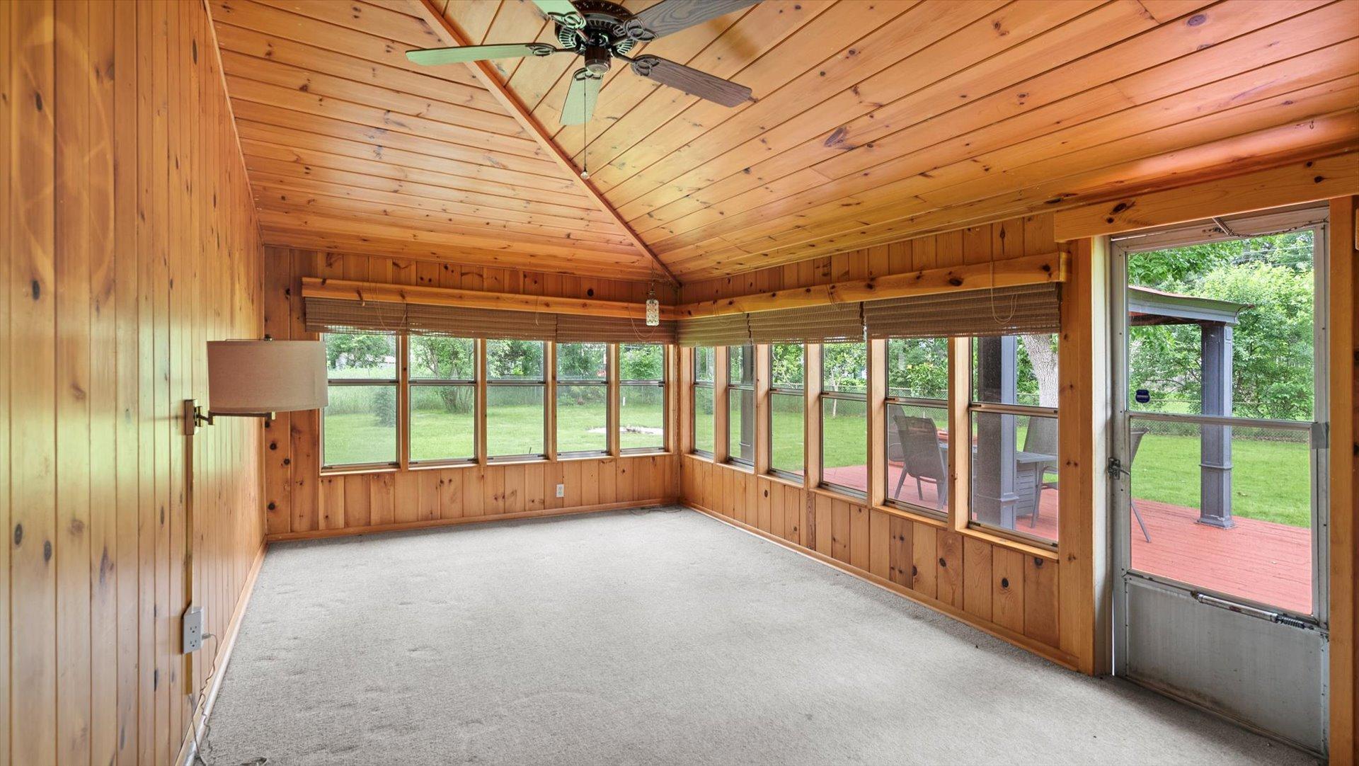 Beautiful three-season porch/sunroom!