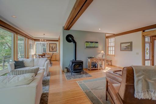 Cozy in the winter, light-filled through the idyllic days of summer.