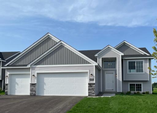 9773 32nd St NE- Completed New Construction home ready for quick move-in! Highlights include 3 bedrooms up plus an unfinished walkout lower level ready for a future finish including a future family room, 4th & 5th bedrooms, & 3rd bath.