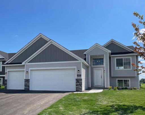 9773 32nd St NE- Completed New Construction home ready for quick move-in! Highlights include 3 bedrooms up plus an unfinished walkout lower level ready for a future finish including a future family room, 4th & 5th bedrooms, & 3rd bath.