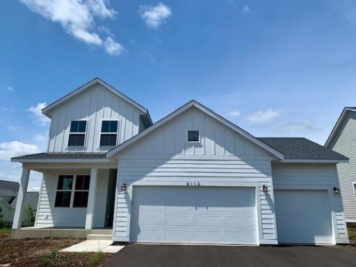 Brand new 5 bedroom 2 story with unique main floor guest suite plus main floor office in popular Waypointe of Woodbury Neighborhood!