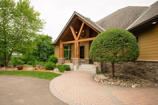Front entry with main entrance to foyer, additional entry to mudroom