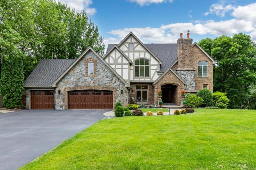 Beautifully landscaped front yard with amazing curb appeal.