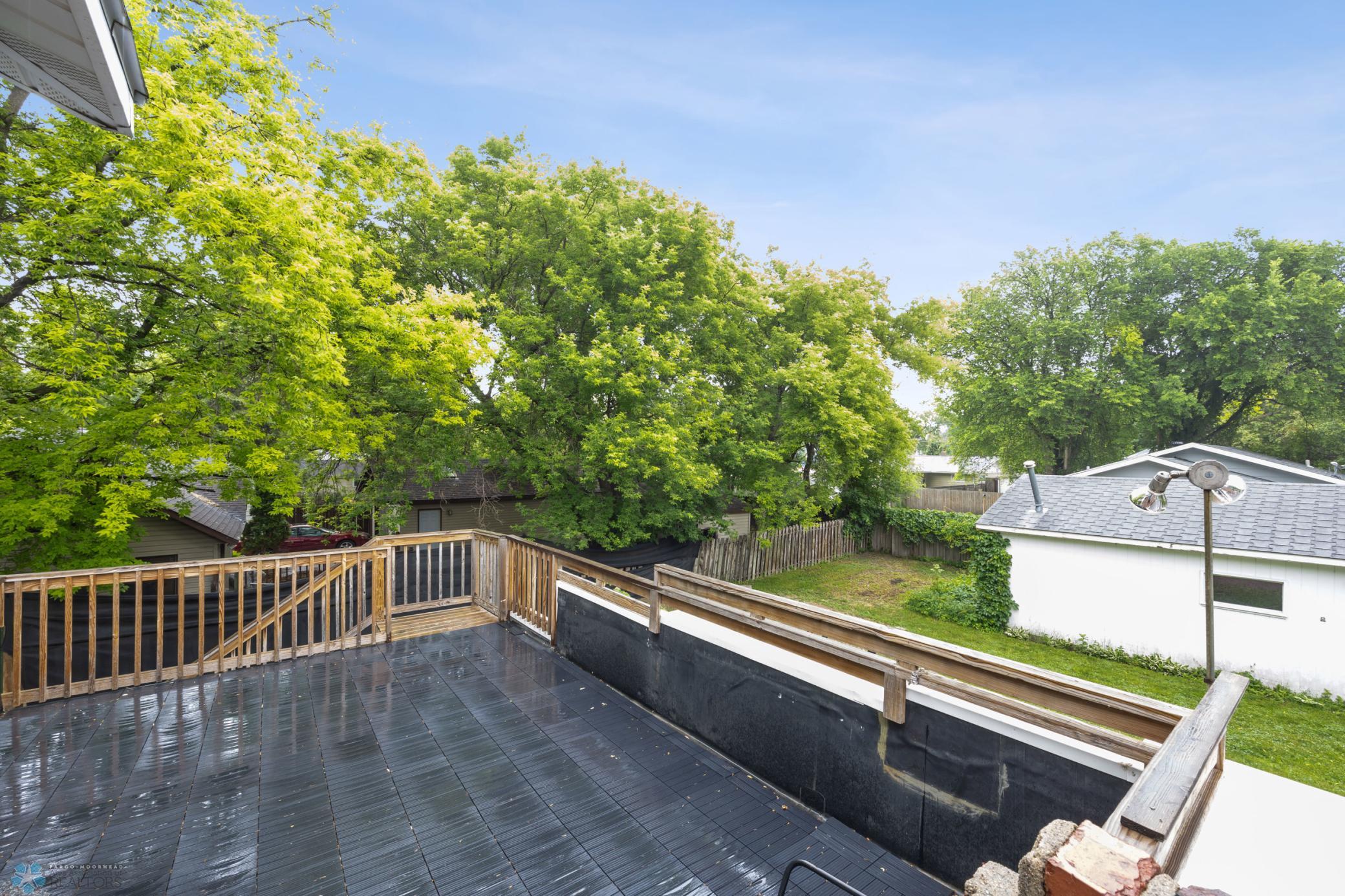 Upstairs Deck