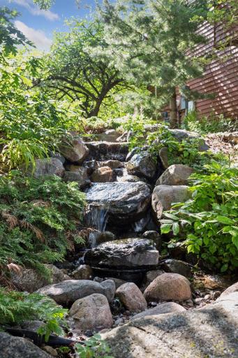 Meandering water feature!