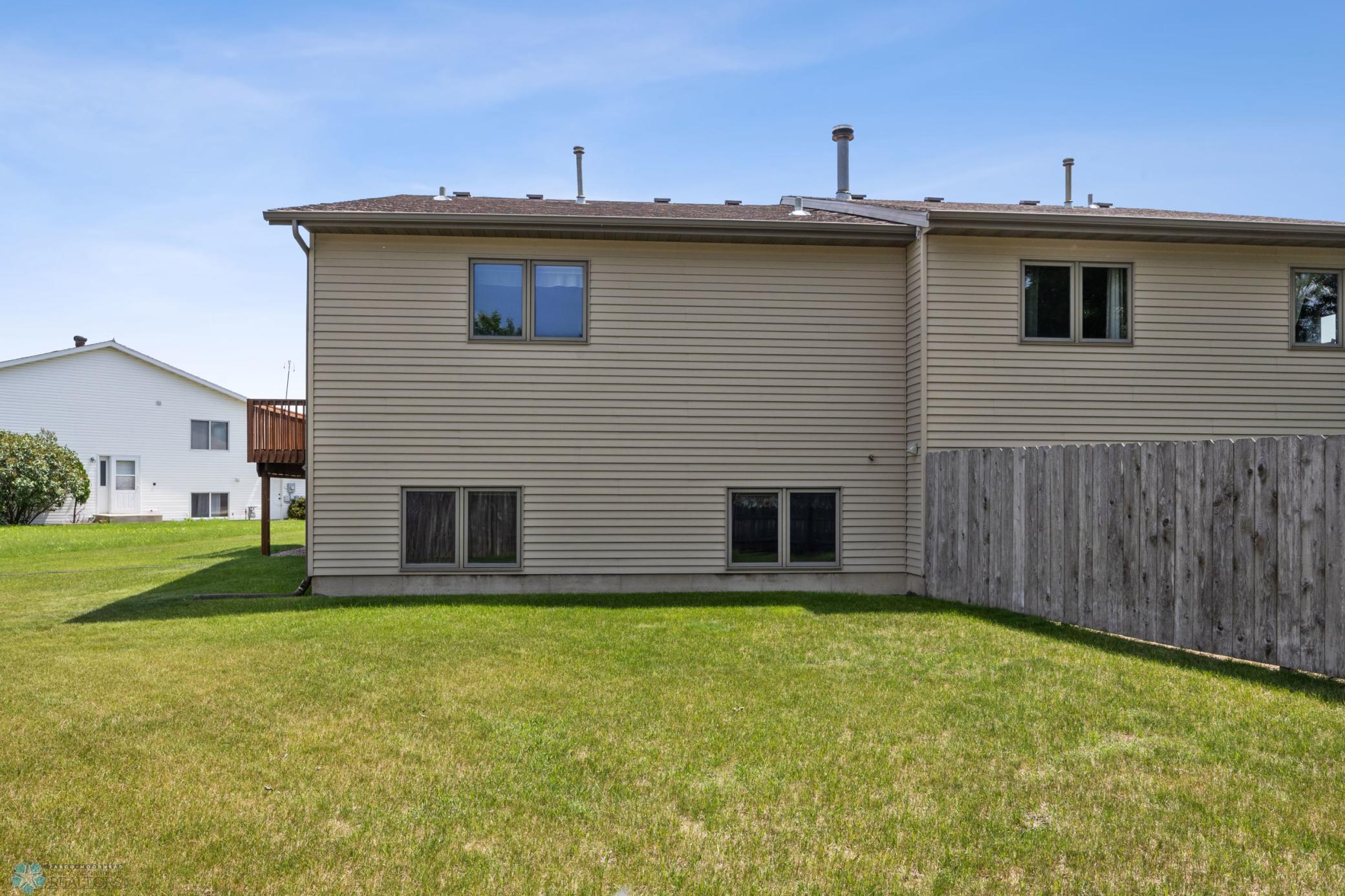 Steel siding.