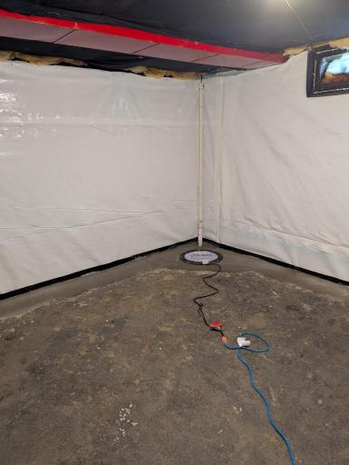 Brand new drain tile, sump pump and wall water proofing in basement