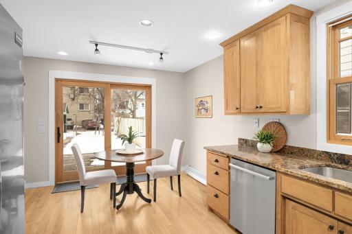 A wonderful space for a eat-in Kitchen table!