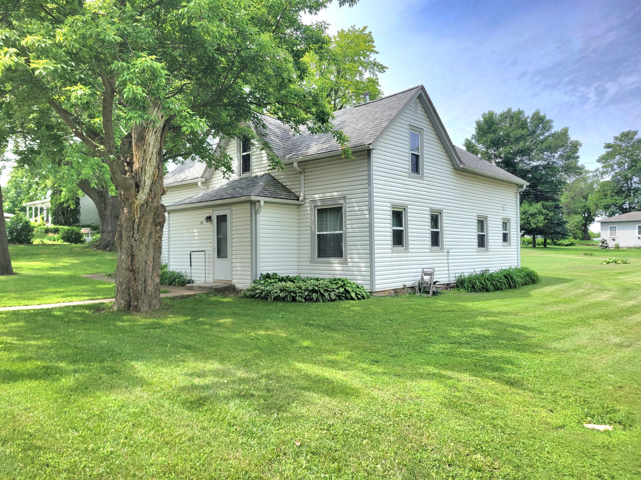 NE corner of property
