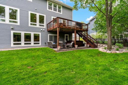 Unwind in style on the custom patio featuring a premium Cal Spa Hot Tubâperfect for relaxing after a long day or entertaining guests in your private outdoor oasis.