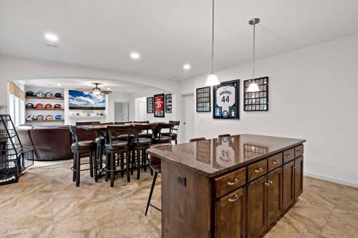 An alternative view of the expansive lower level showcases the generous open space, ideal for versatile living, entertaining, or creating your perfect retreat.