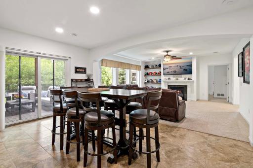 Lower level provides easy access to a walkout patio and a fully fenced yard, perfect for seamless indoor-outdoor living and added privacy.