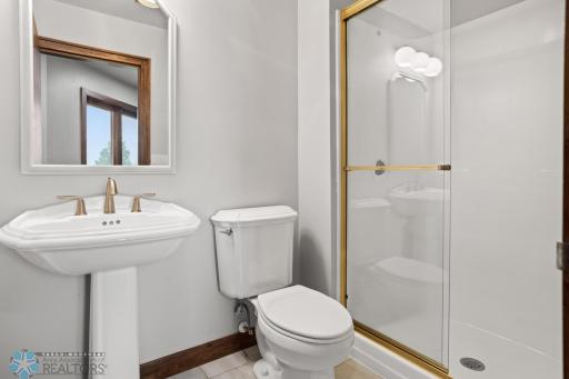 3/4 bath by garage entry
