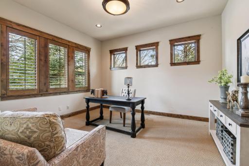 Another fantastic feature on the main floor is this lovely den.