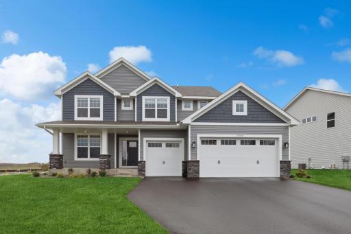 Photo is of the actual model. The Lewis has a stunning exterior!