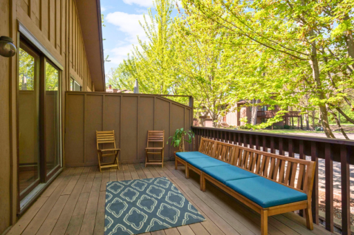 This 21x10 deck is sure to fit all of your outdoor furniture and still have plenty of space for your grill!