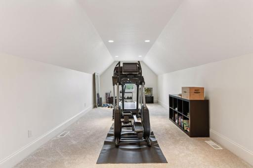 Added convenience, bonus room in upper level