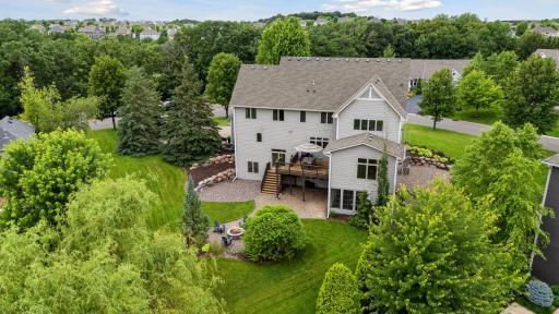 Set perfectly, surrounded by trees and water views