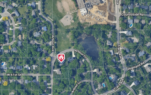 A Park, Pond and the Elementary School is just across the street