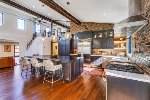 Bullseye!! The industrial / urban loft feel successfully achieved in the extensive renovation.
