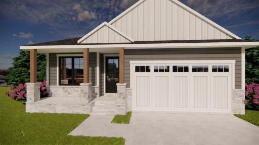Home is under construction - Currently in drywall phase 8-12-25 - Photo is a rendering not all final finishes will match representation in rendering. Inquire with agent for final selected finishes.