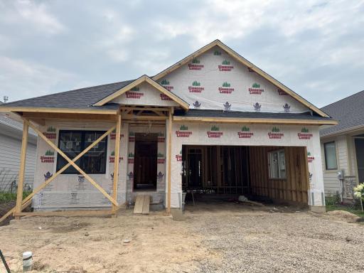 Construction update (8-5) - Photo of home in progress
Framing is complete, roof and windows installed, electrical and plumbing rough-ins complete.
Its time to set up a meeting to walk this great home.