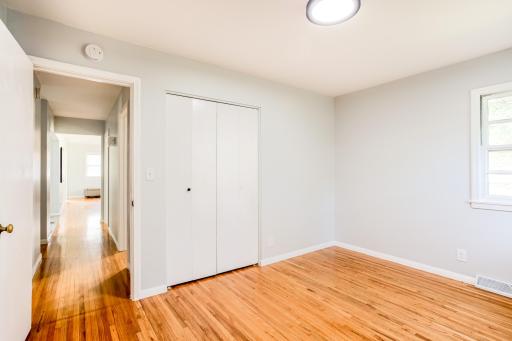 Functional layout with closet storage and easy access to main hallway.