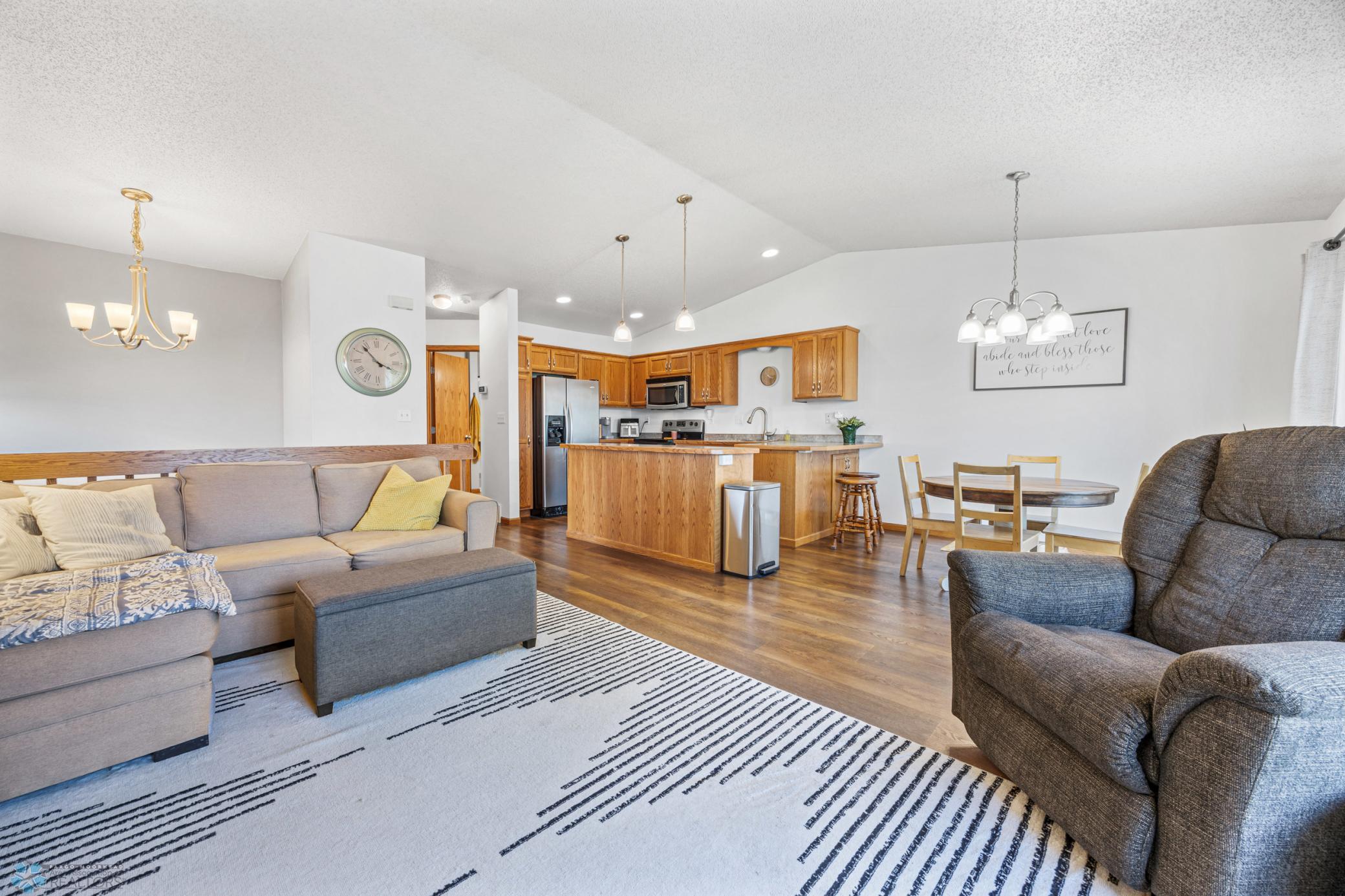 Open concept living area
