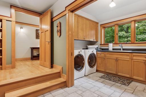 Laundry room situated off the garage entrance, making it a perfect drop zone!