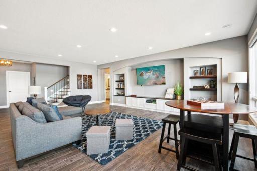 Hardwood floors throughout this one of a kind luxury home.