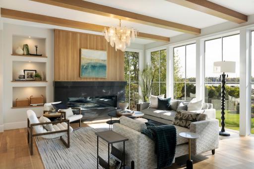 Floor to ceiling windows to enjoy Wayzata Bay