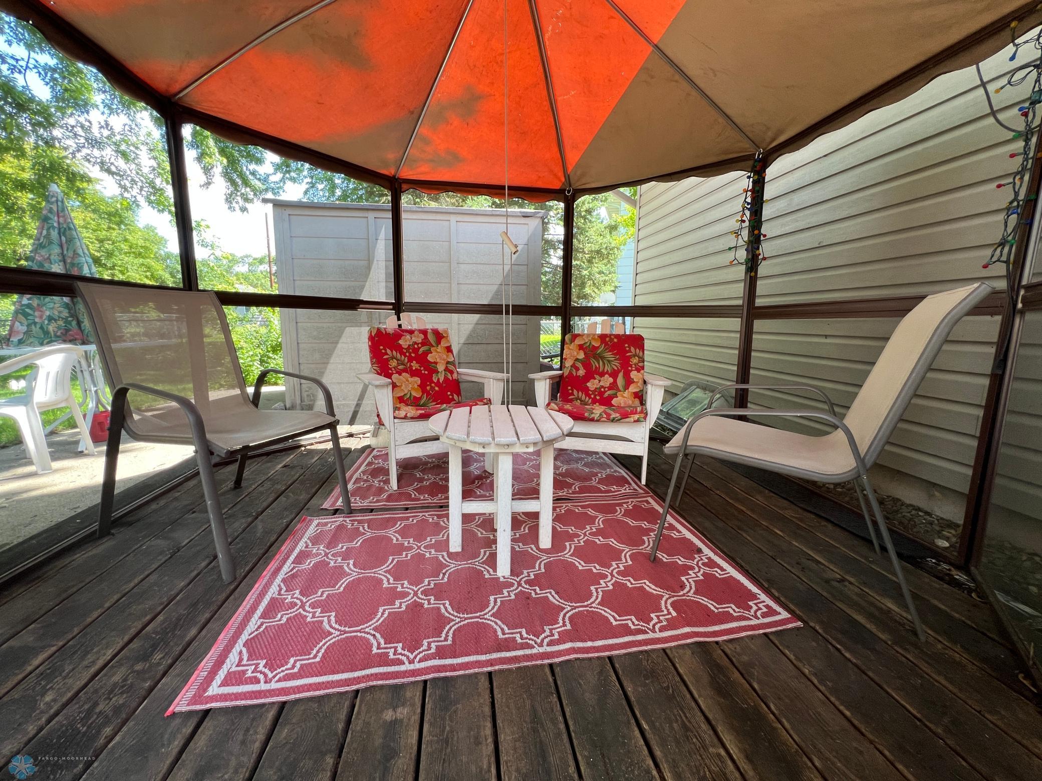 Gazebo included!