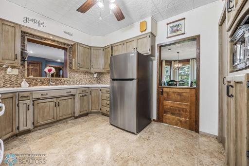 Kitchen with charming "dutch door". Also has eat-in seating and a walk-in pantry.