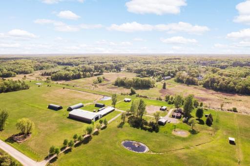 Acres of excellent pasture and turn-key outbuildings make this an ideal property for the horse enthusiast or hobby farmer