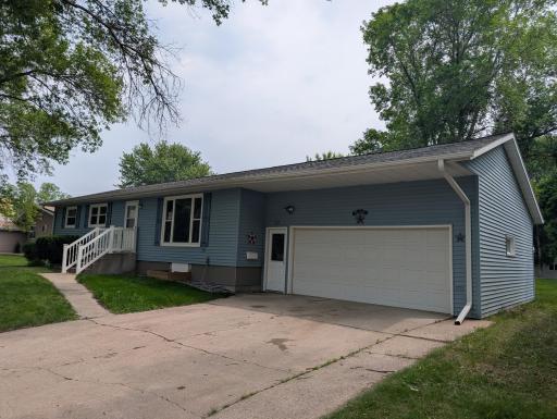 Nice curb appeal with extra wide driveway.